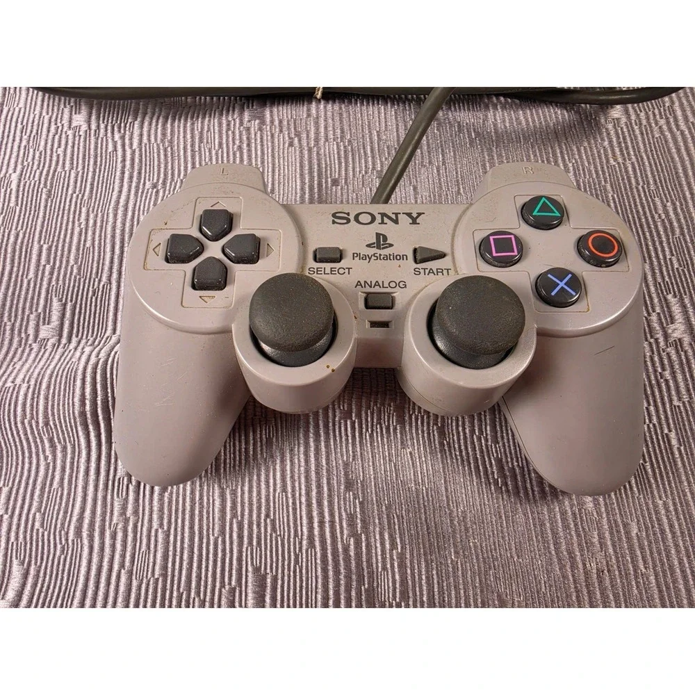 OEM Sony PlayStation 1 PS1 PSOne DualSHOCK Analog Controller SCPH-1200 GREY